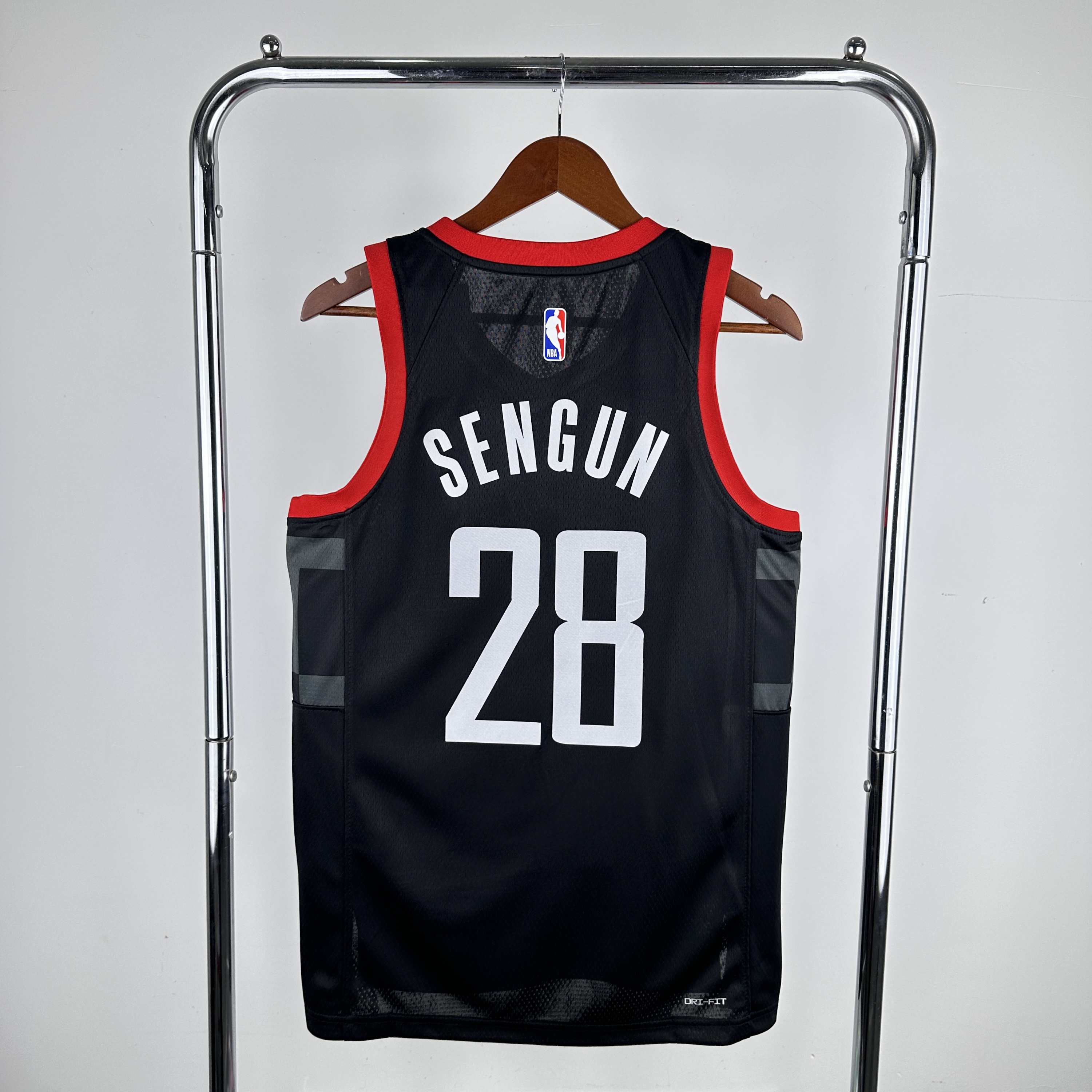 Men Houston Rockets 28 Sengun Black 2024 NBA Jersey